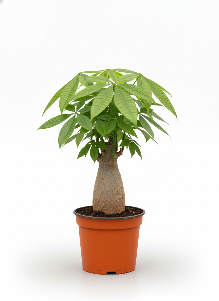 Money Tree Single Trunk - Compact Stump Style