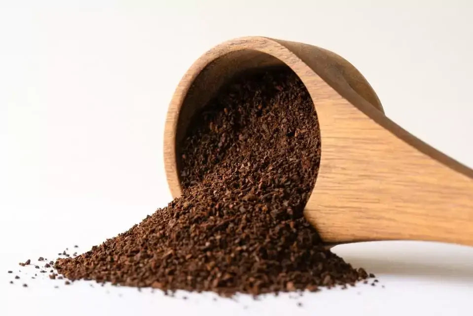 Coffee Ground with a Spoon