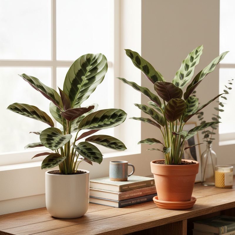 2 Calathea Pack lifestyle - ultra-realistic natural home