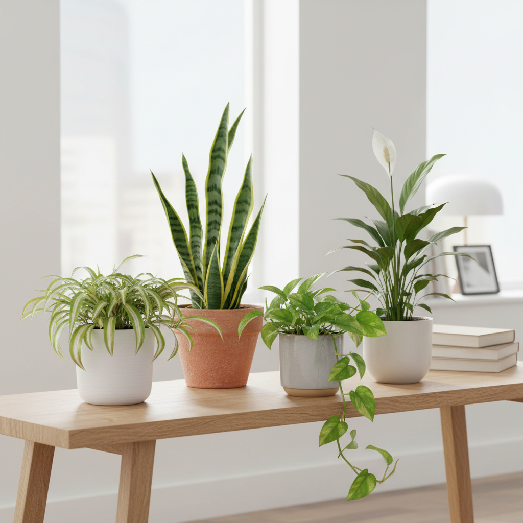 Air Purifying Plant Bundle lifestyle - realistic healthy home