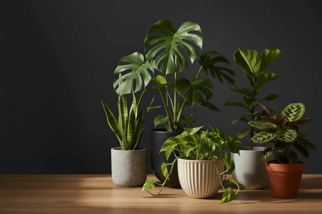 Black Friday Sale - Beautiful Houseoplant Collection of Snake Plant, Monstera, Pothos, Ficus and Calathea by All About Planties