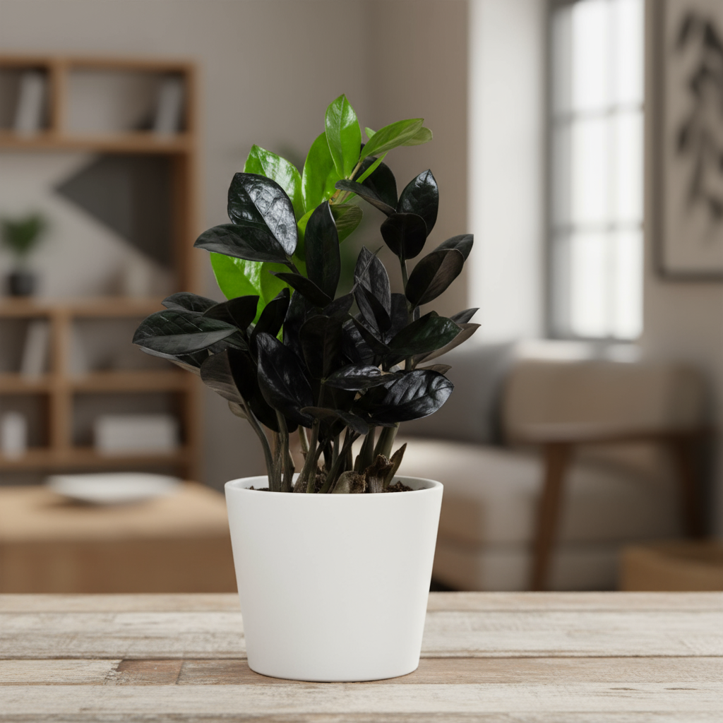 Black ZZ Plant Raven close-up - available at All About Planties™.