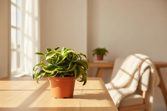 Dracaena Tornado easy care air-purifying houseplant with tornado-like spiral growth pattern