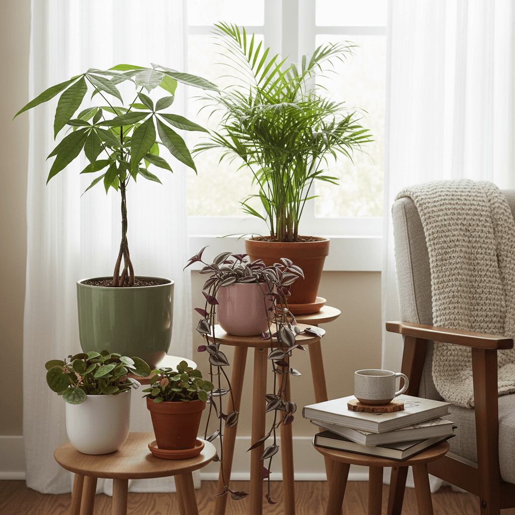 Easy Care Plants Collection - Mixed Pot Colors