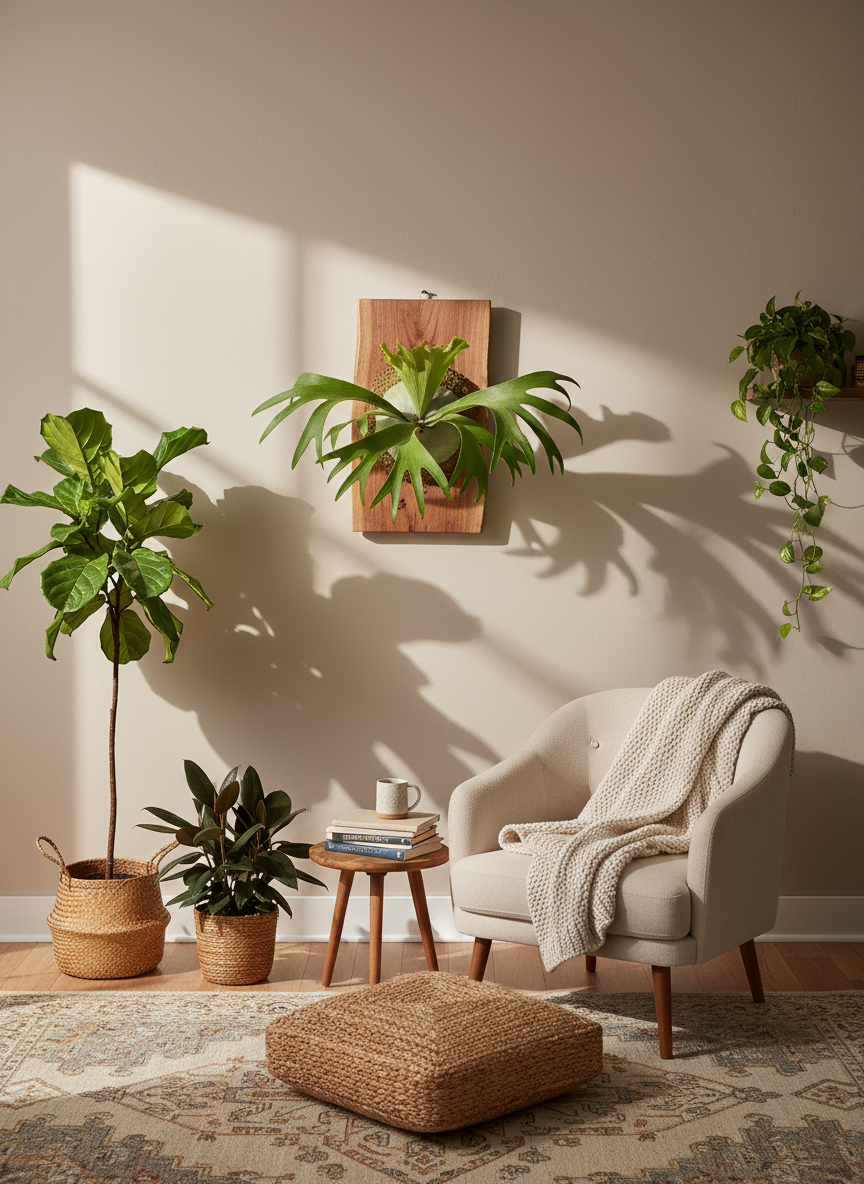 Elephant Ear Staghorn Fern Lifestyle Image