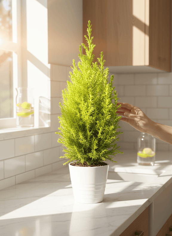 house plant that smells like lemon Lemon Cypress - Fragrant Citrus-Scented Plant