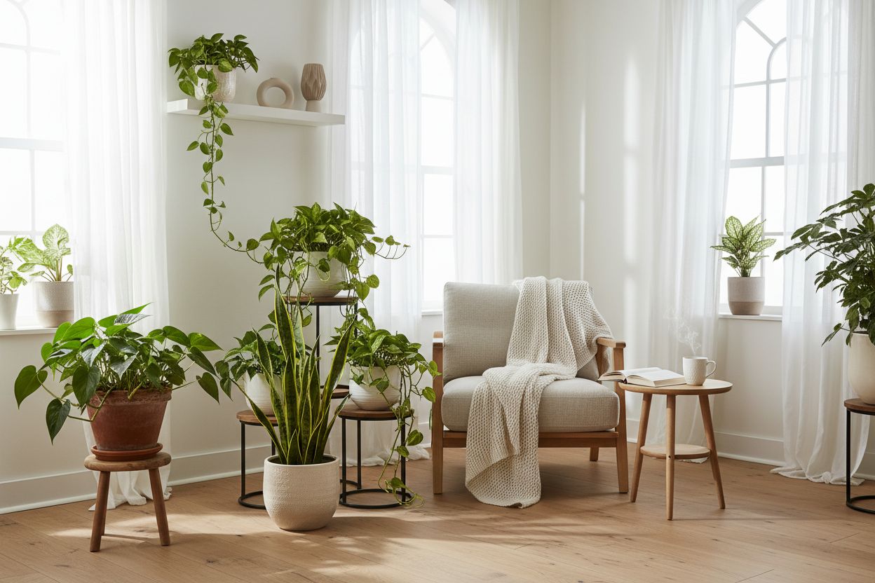 Living Room Plant Placement