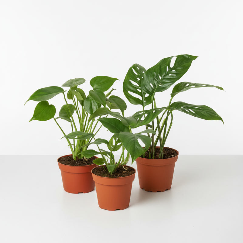 Monstera Bundle hero - 3 varieties - square format