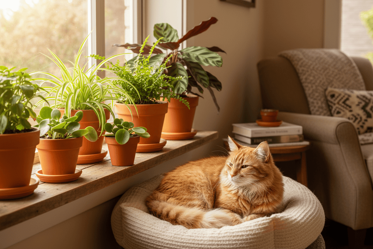 Pet-Friendly Plants Collection with Cat by All About Planties