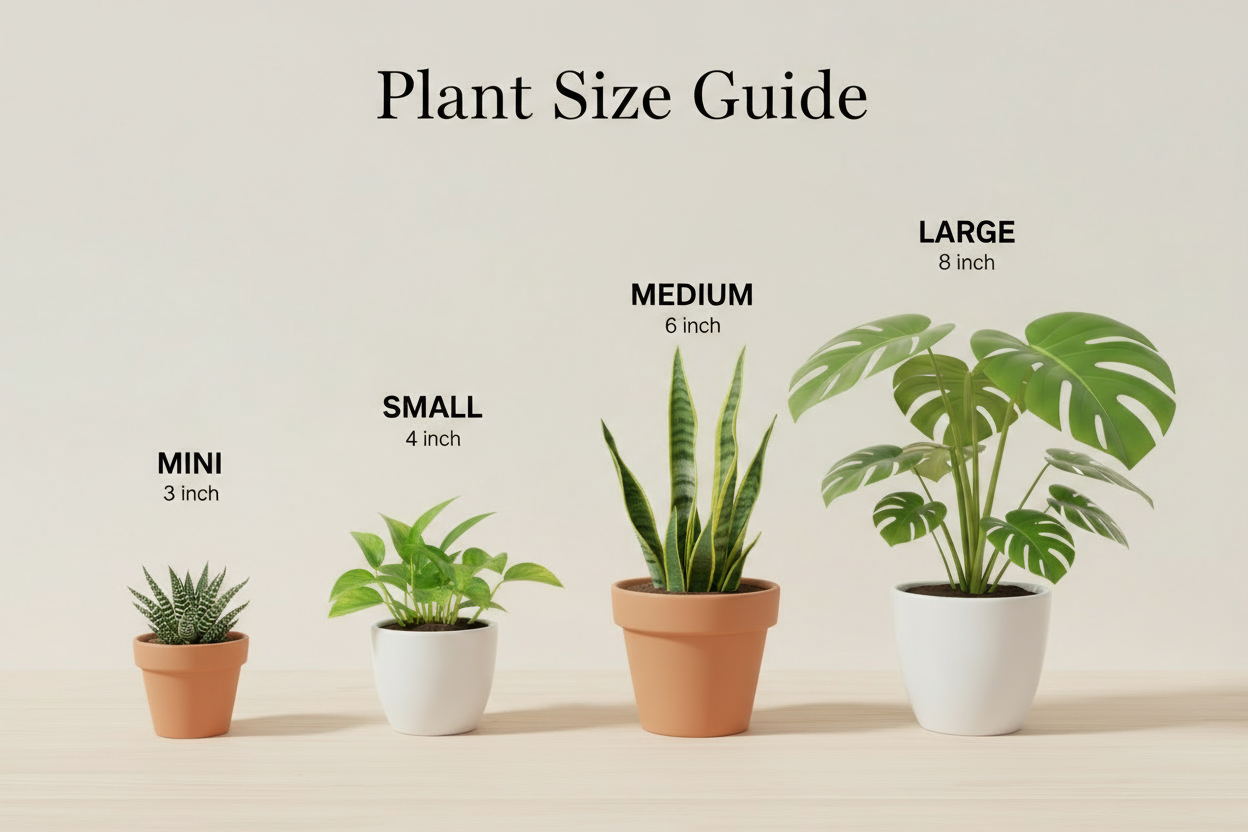 Plant Pot Size Guide - All About Planties