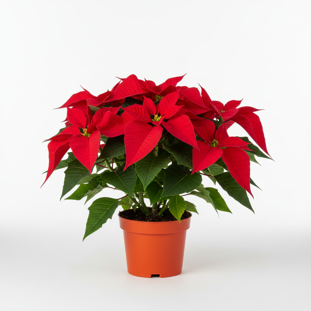 Poinsettia Red Holiday Houseplant - All About Planties