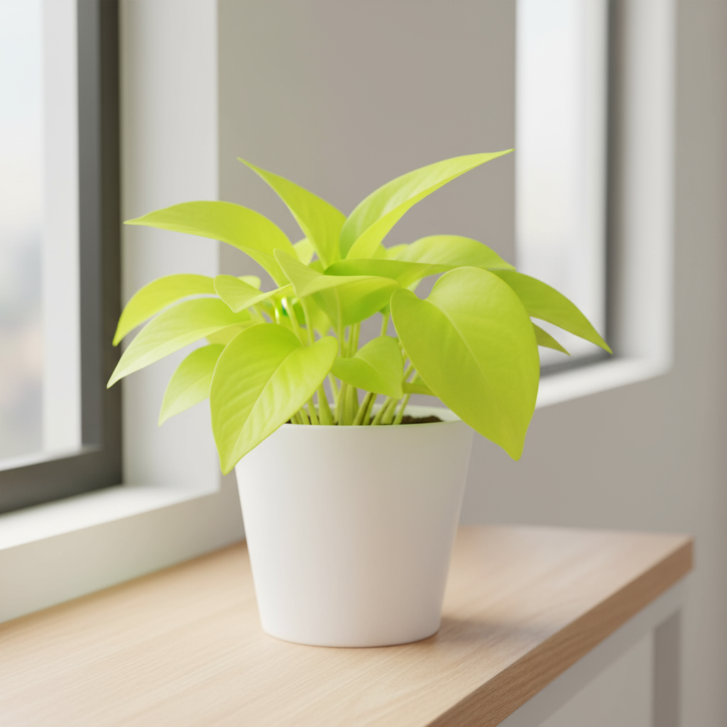 neon house plants Pothos 'Neon' Live Plant, 4" Pot