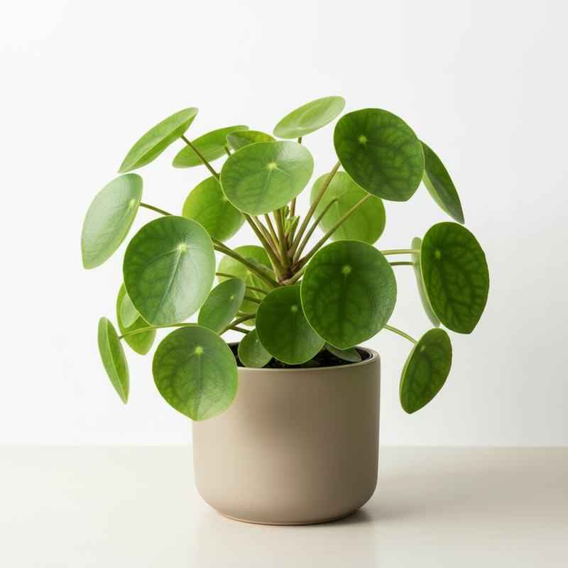 Live Pilea Peperomioides Houseplant potted by All About Planties