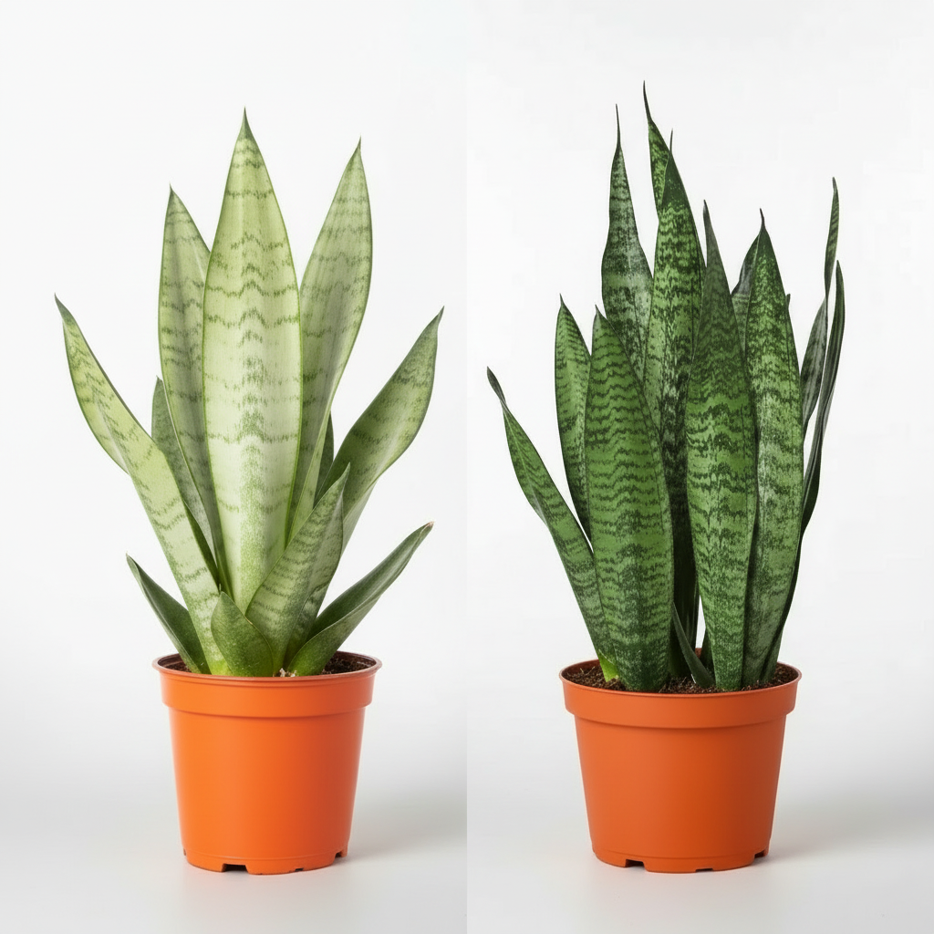 Snake Plant 2-Pack - Moonshine & Zeylanica - Easy Care Plant Pack by All About Planties