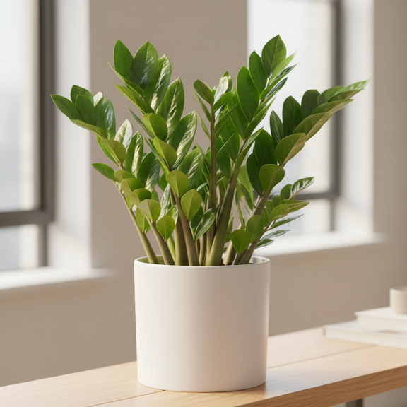 zz plant price in nepal ZZ Plant, Buy Zamioculcas Zamiifolia Live Indoor Houseplant Online 4 inch / Minimalist Pot by Succulents Box